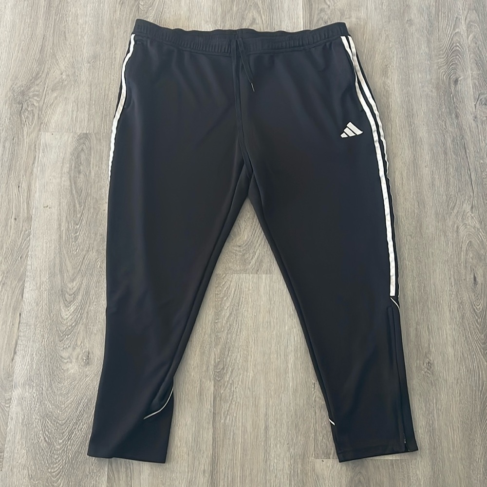Adidas men’s Tiro black pants size 2XL